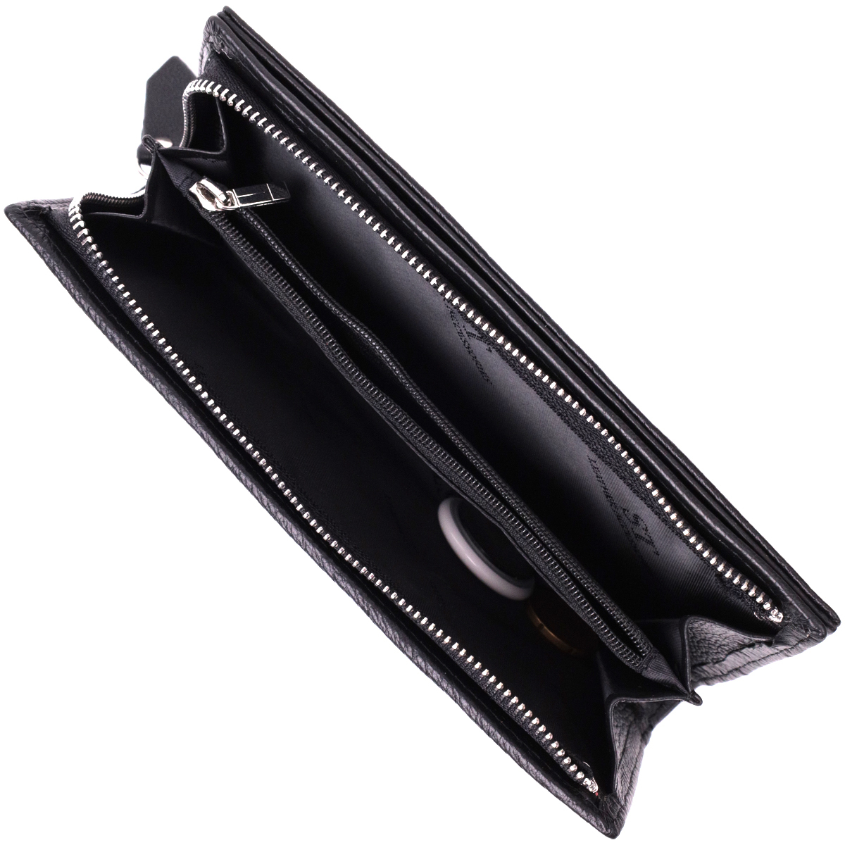 Кошелек кожаный St Leather 22678 черный фото11