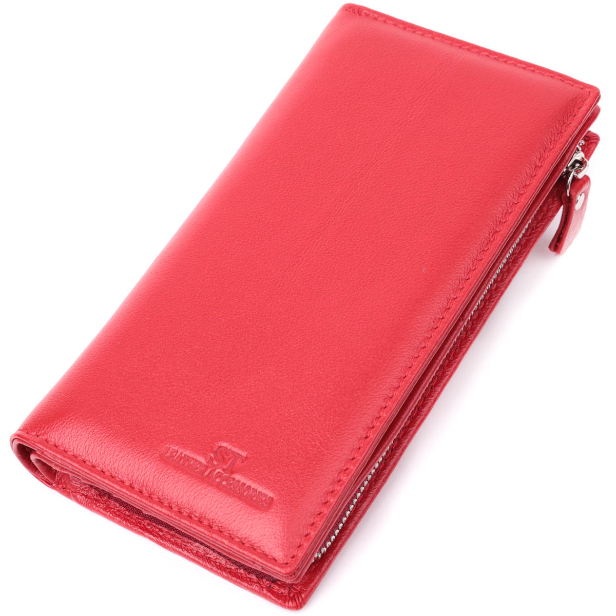 Гаманець жіночий шкіряний St Leather 22679 червоний фото5