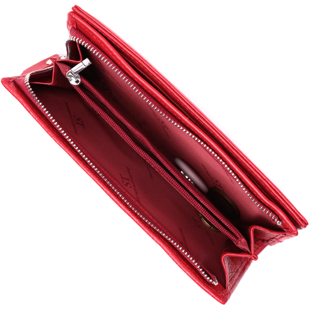 Гаманець жіночий шкіряний St Leather 22679 червоний фото11