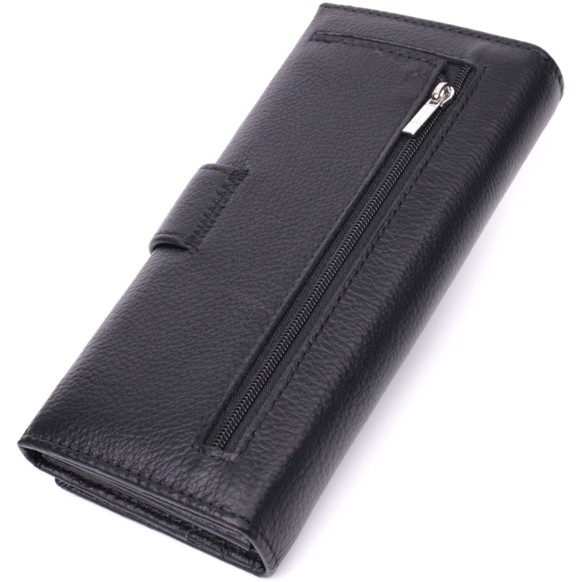 Гаманець жіночий шкіряний St Leather 22695 чорний фото5