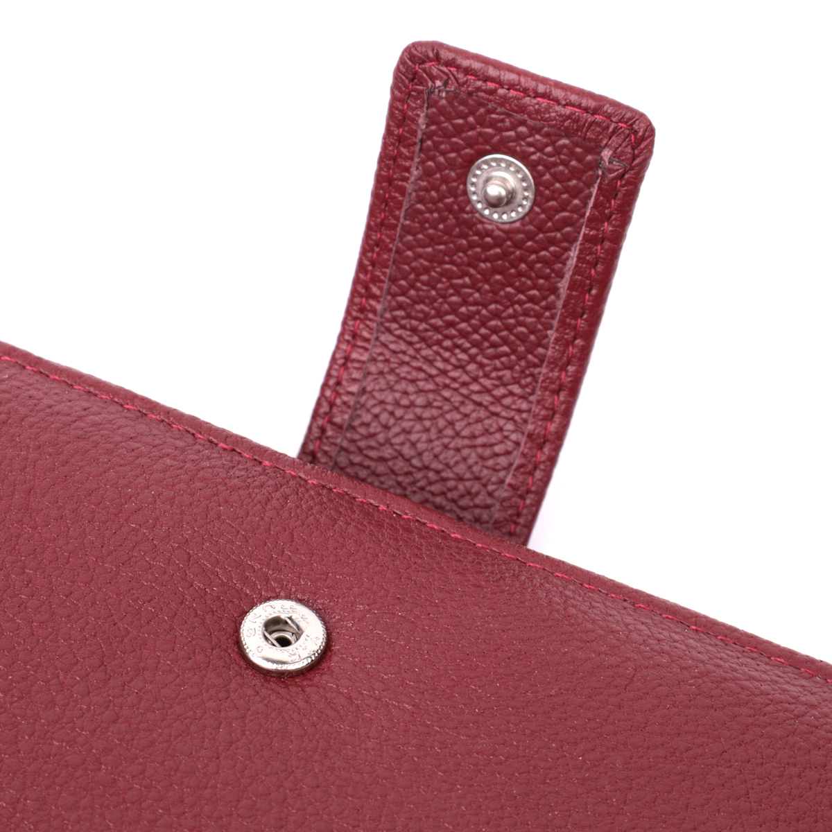 Гаманець жіночий шкіряний St Leather 22697 бордовий фото5