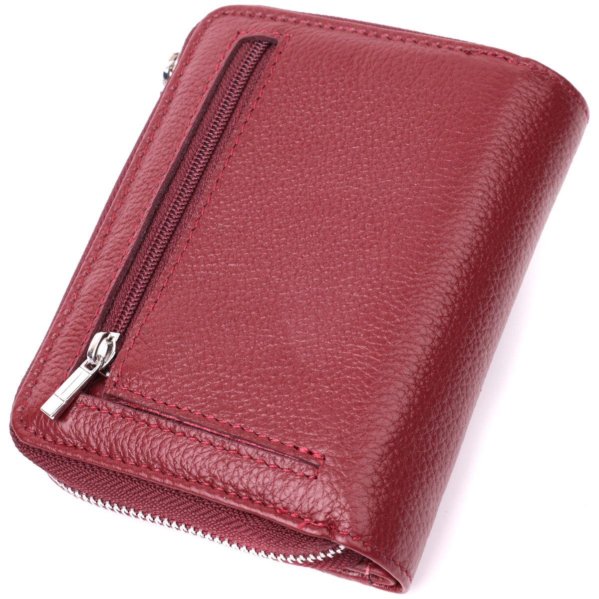 Гаманець жіночий шкіряний St Leather 22698 бордовий фото2