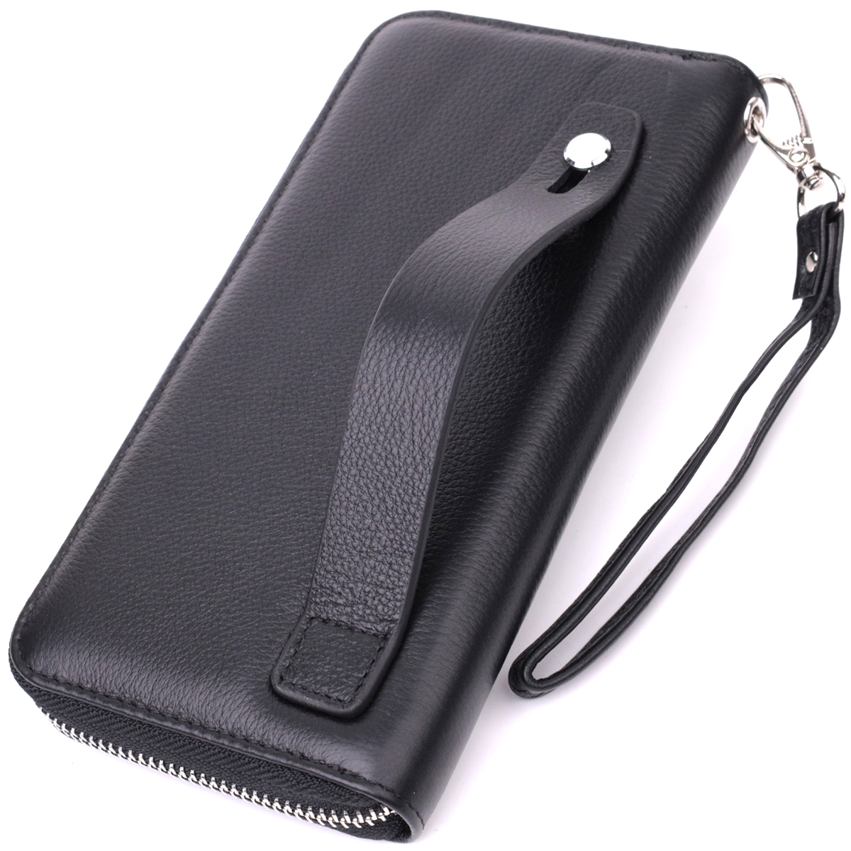 Кошелек кожаный St Leather 22703 черный фото6