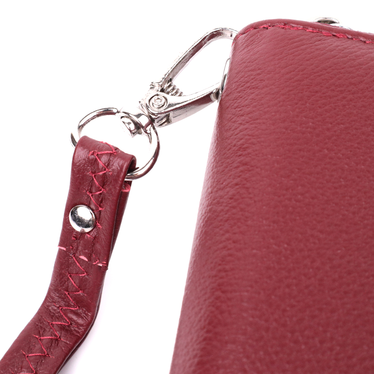 Кошелек женский кожаный St Leather 22704 бордовый фото6