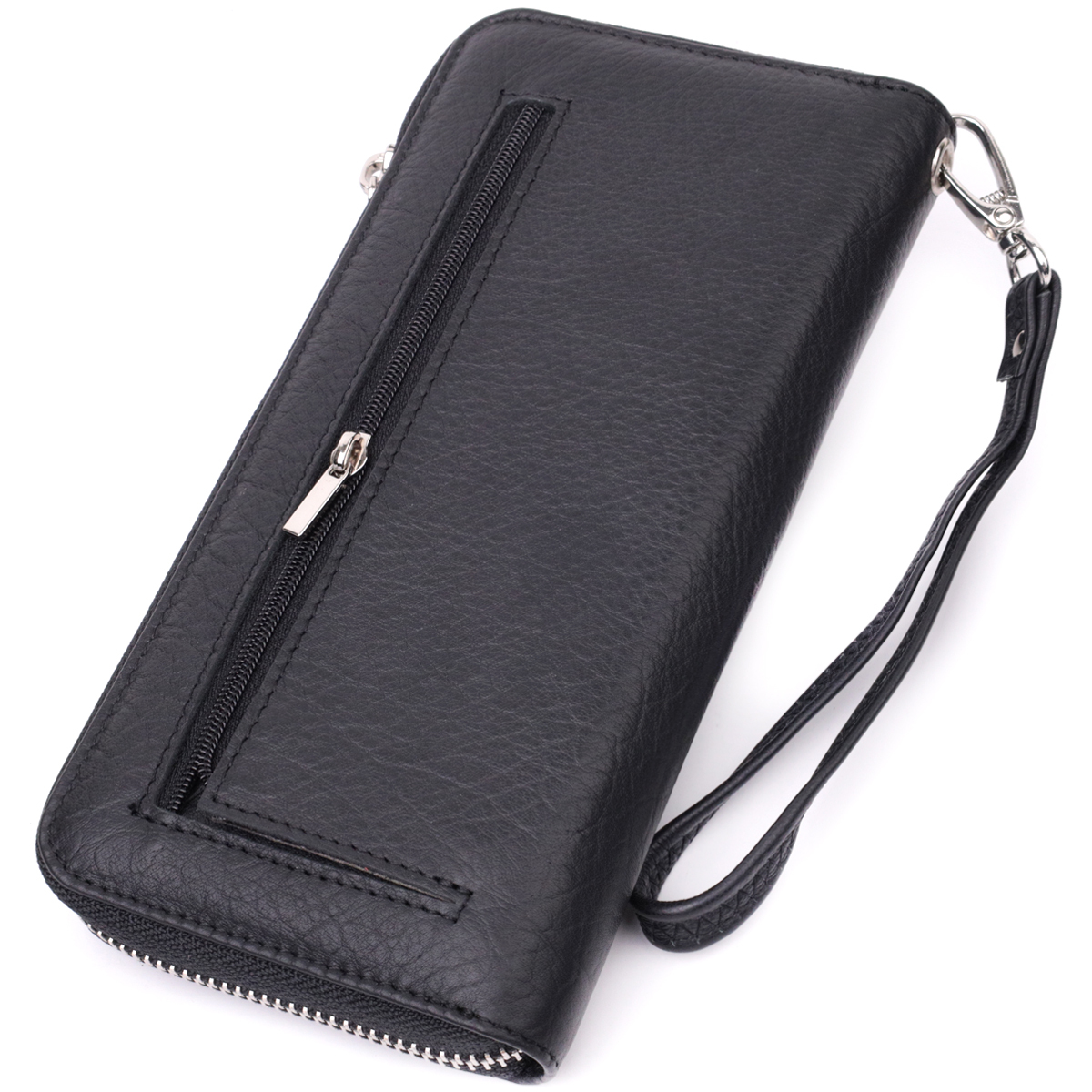 Кошелек кожаный St Leather 22706 черный фото5