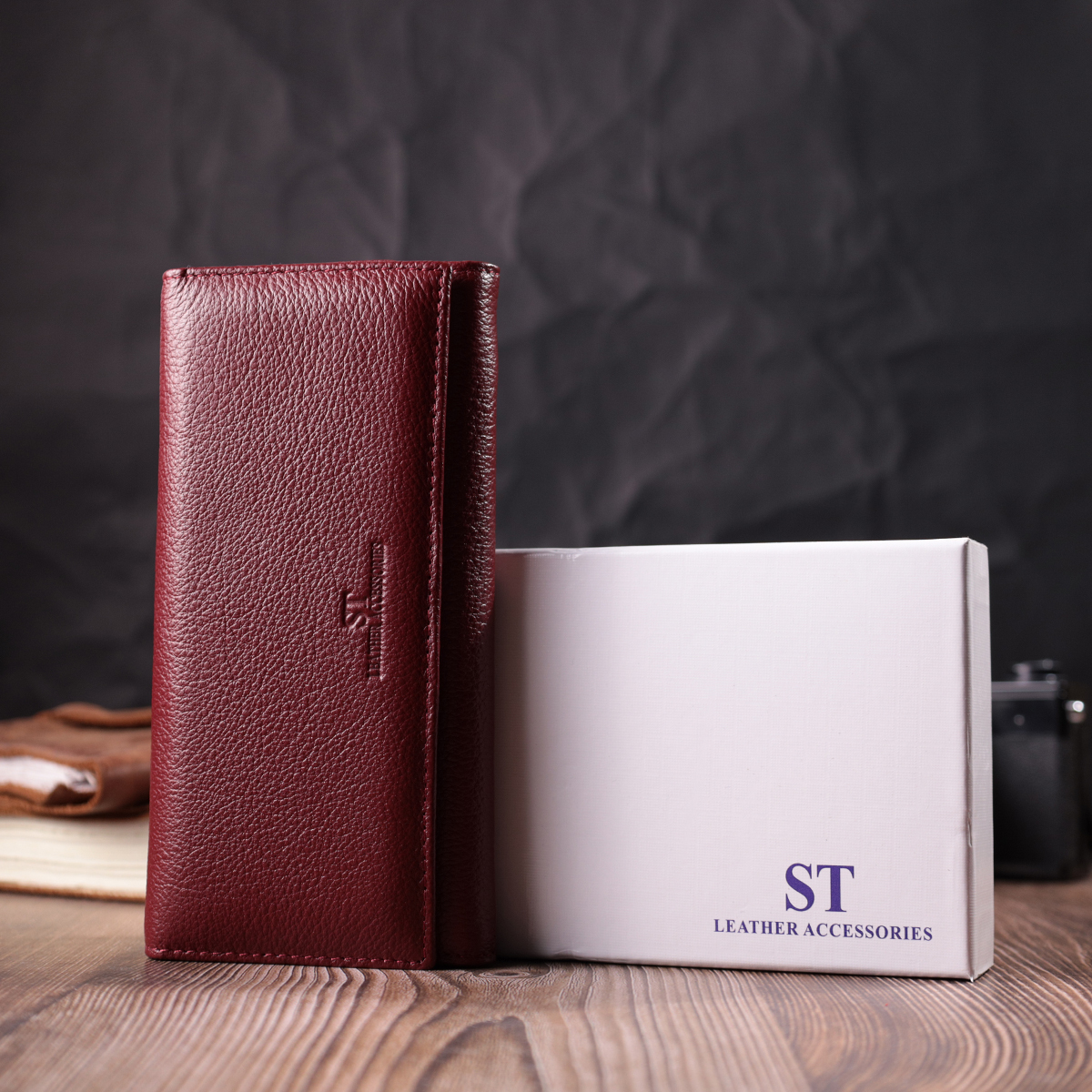 Кошелек женский кожаный St Leather 16815 разноцветный фото14