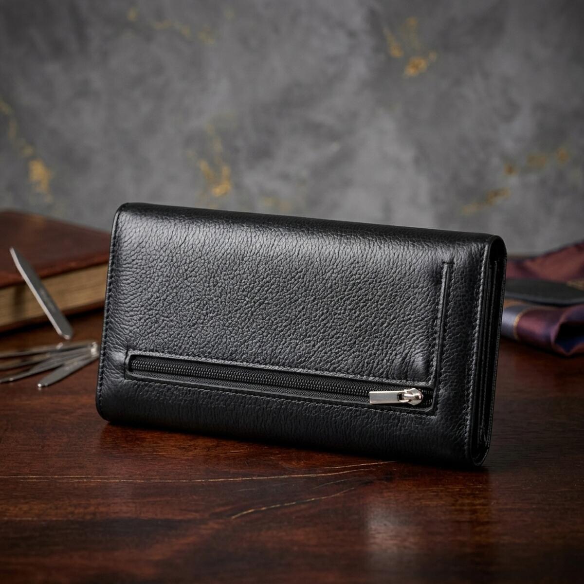 Кошелек женский кожаный St Leather 15036 разноцветный фото4