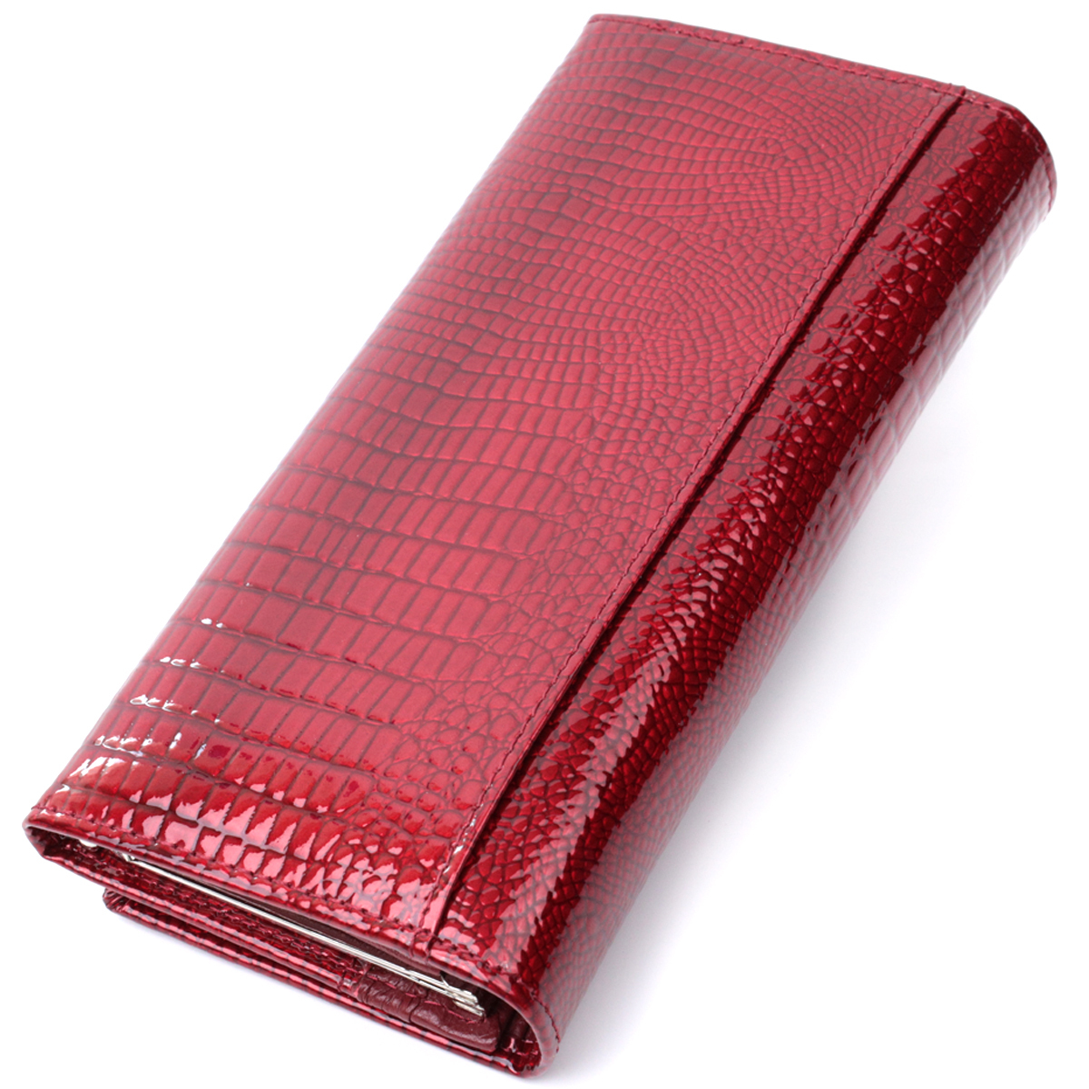 Гаманець жіночий шкіряний St Leather 22733 червоний фото2