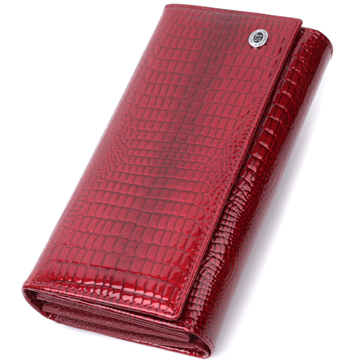 Гаманець жіночий шкіряний St Leather 22734 червоний фото5