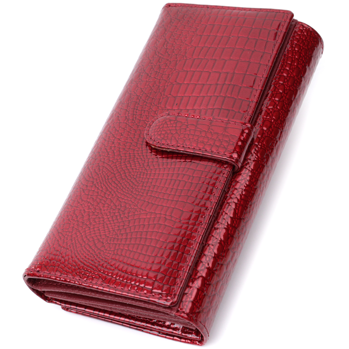 Гаманець жіночий шкіряний St Leather 22734 червоний фото6