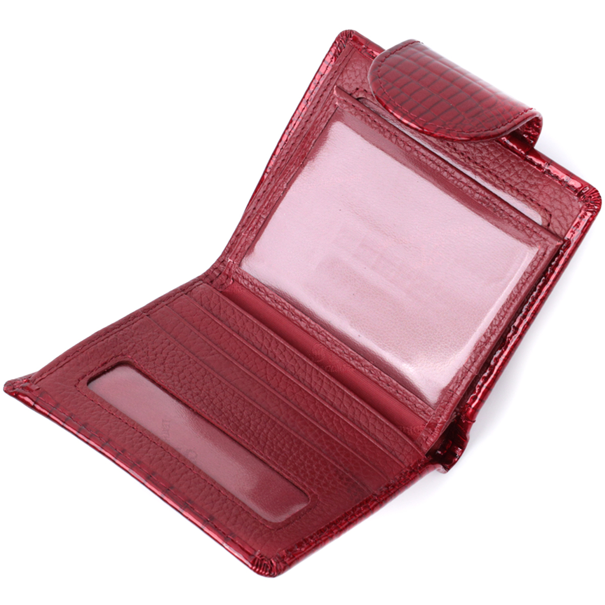 Кошелек женский кожаный St Leather 22740 красный фото12