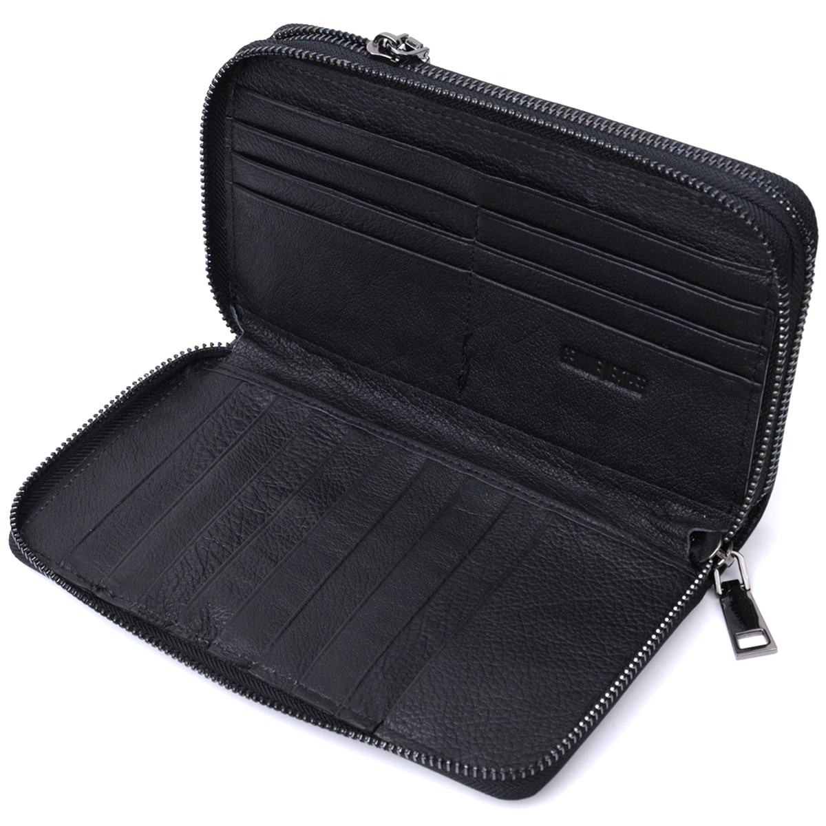 Гаманець чоловічий шкіряний St Leather 22853 чорний фото10