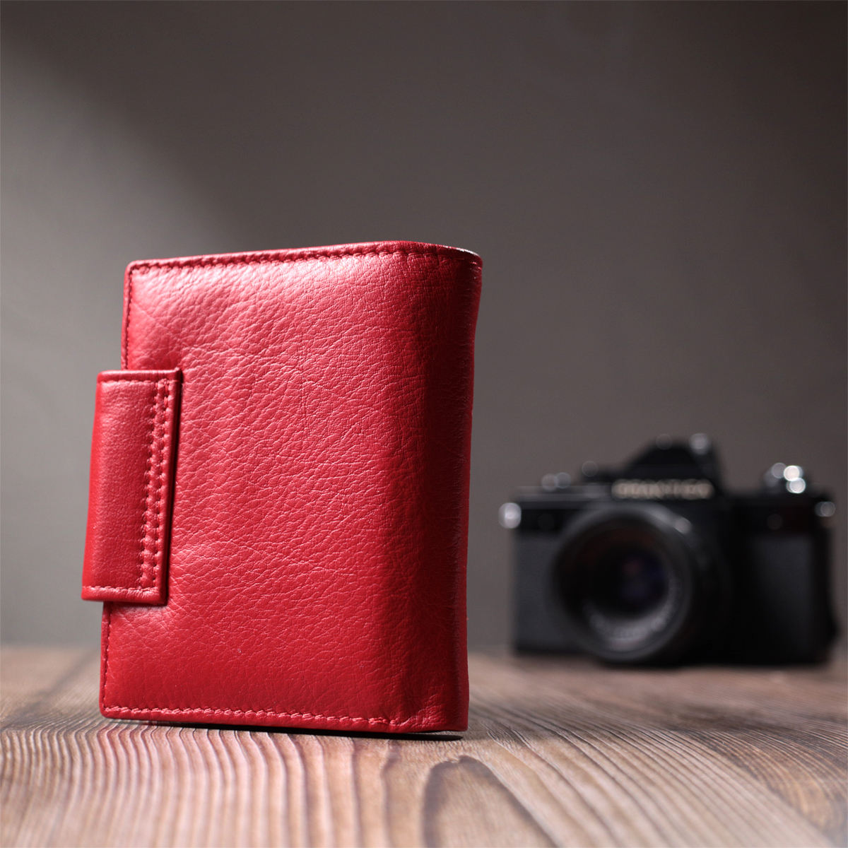 Гаманець жіночий шкіряний St Leather 22859 червоний фото10