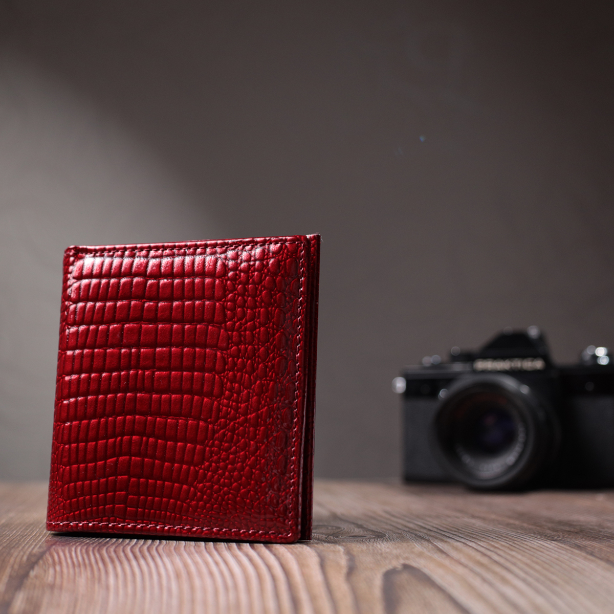 Гаманець жіночий шкіряний St Leather 22860 червоний фото14