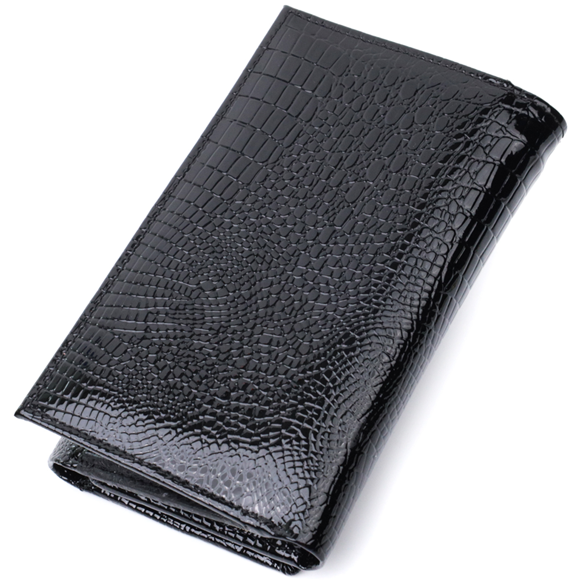 Гаманець жіночий шкіряний St Leather 15091 чорний фото5