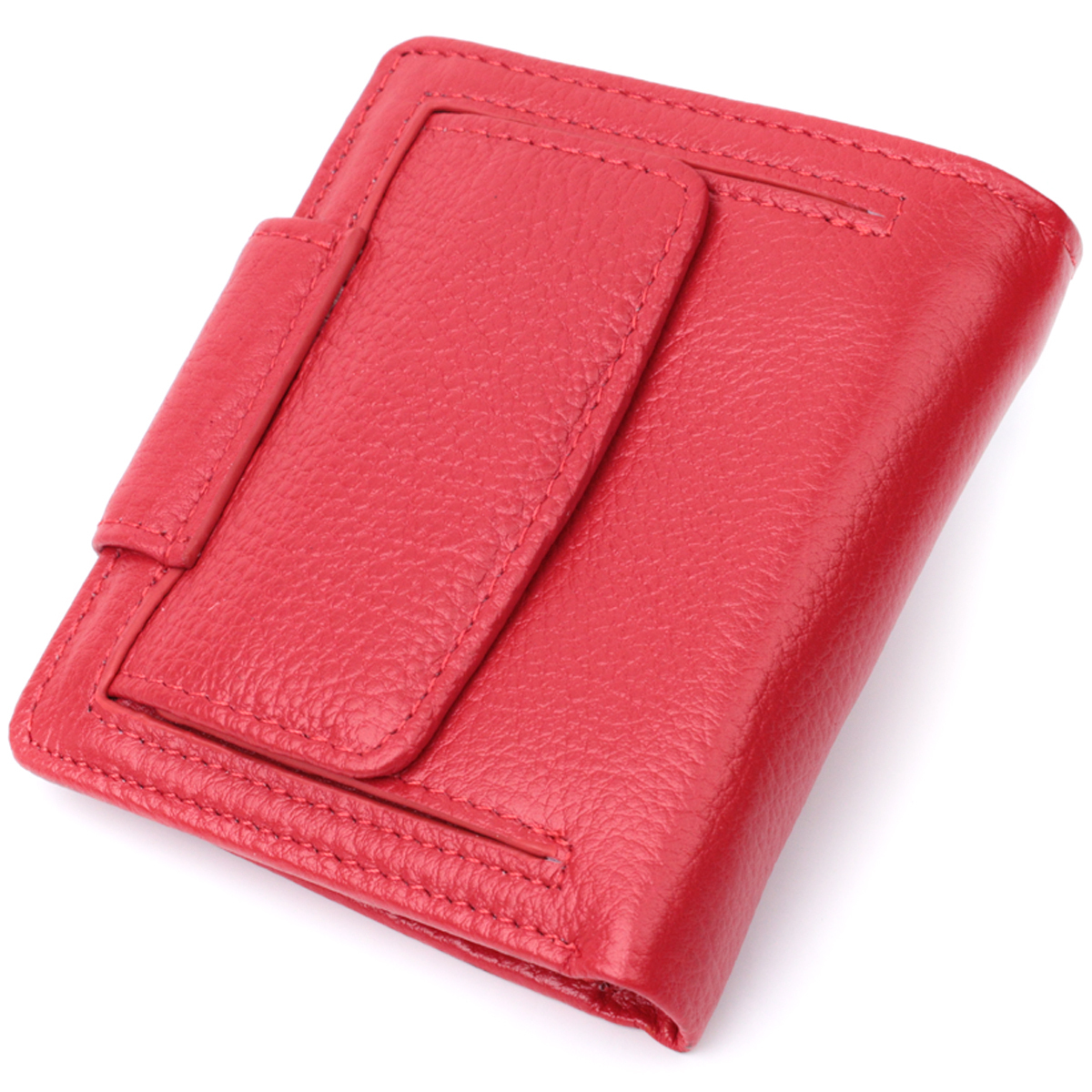 Кошелек женский кожаный St Leather 23070 красный фото2