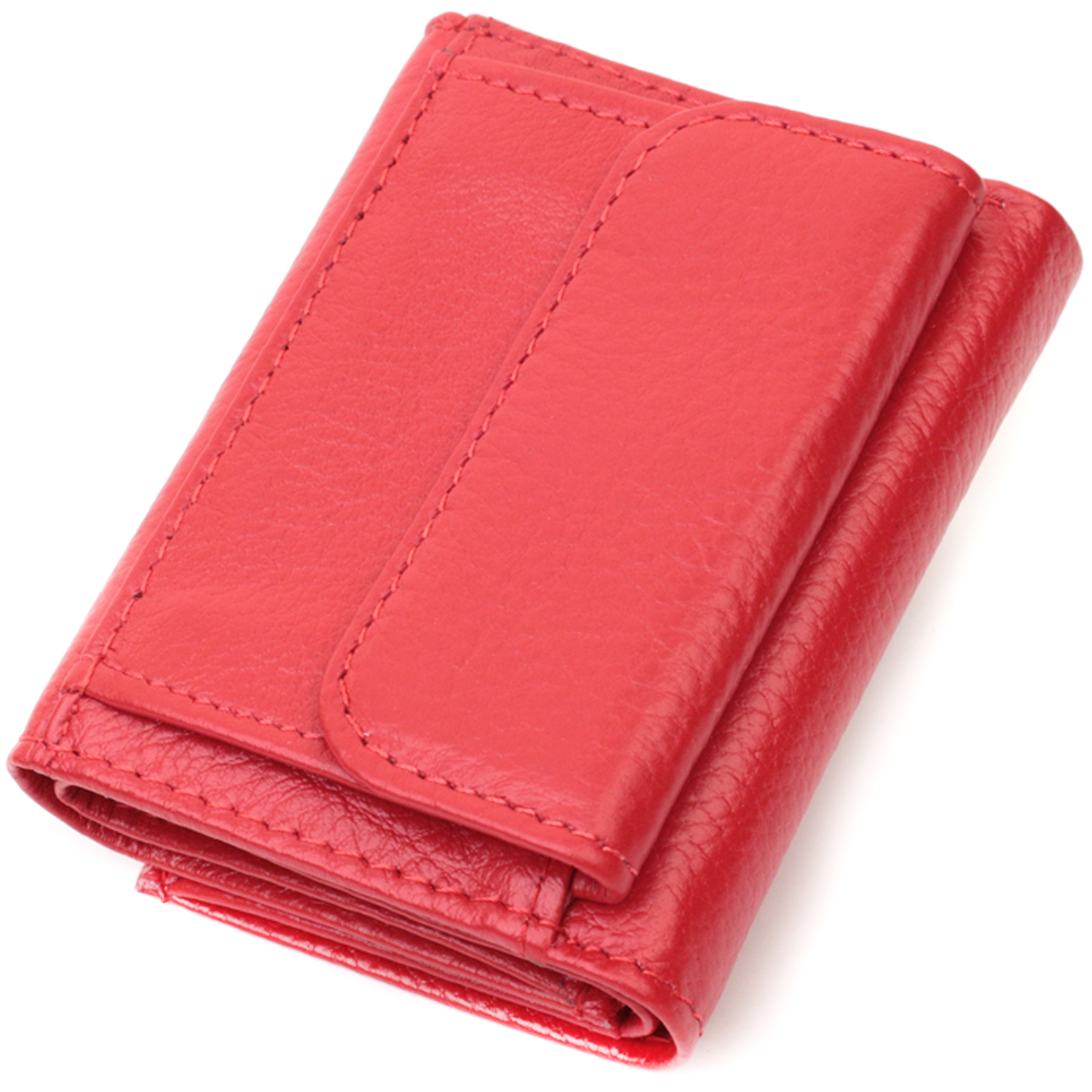 Кошелек женский кожаный St Leather 23073 красный фото5