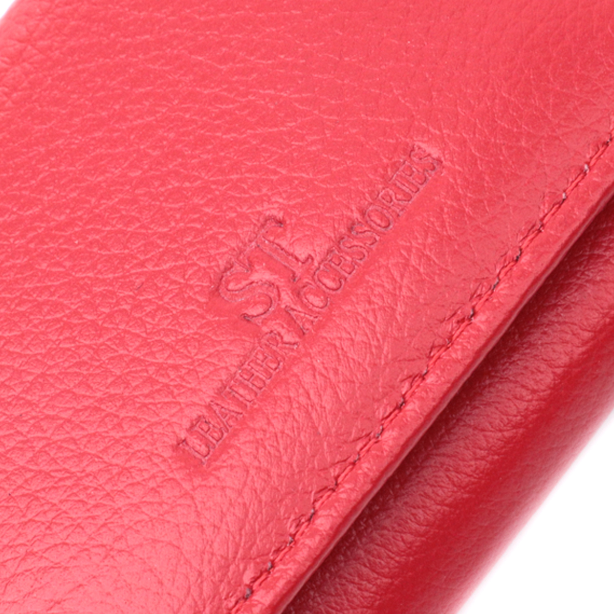 Кошелек женский кожаный St Leather 23086 красный фото5