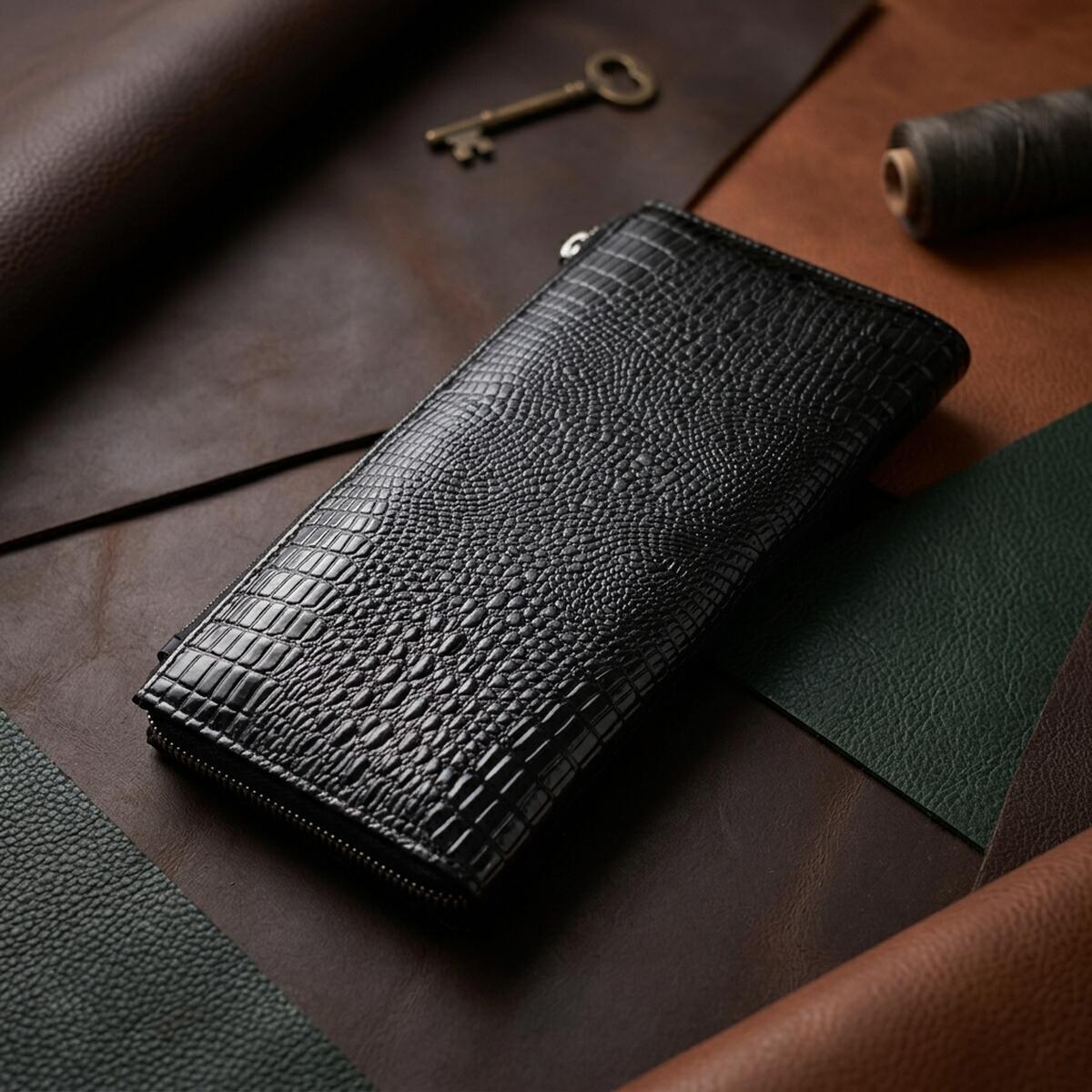 Кошелек женский кожаный St Leather 15101 черный фото3