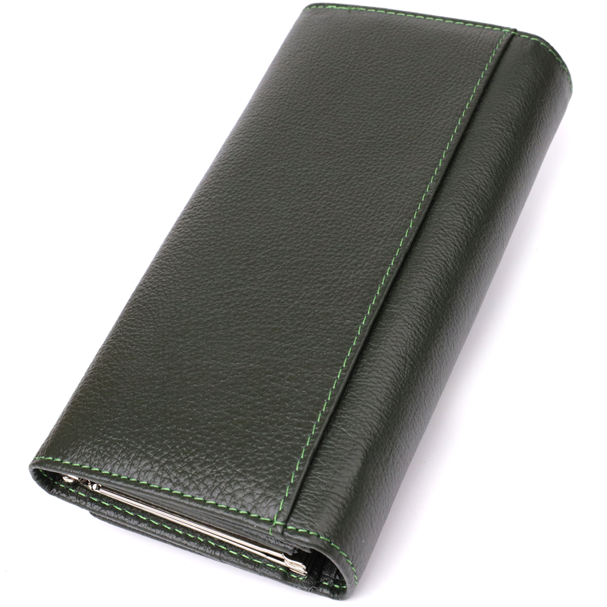 Кошелек женский кожаный St Leather 20834_1 зеленый фото2