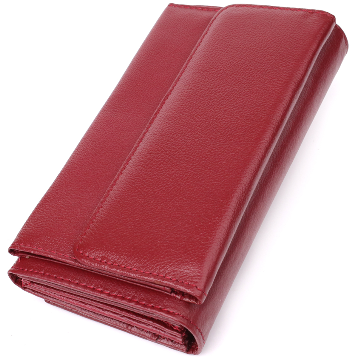 Кошелек женский кожаный St Leather 20843_1 бордовый фото2