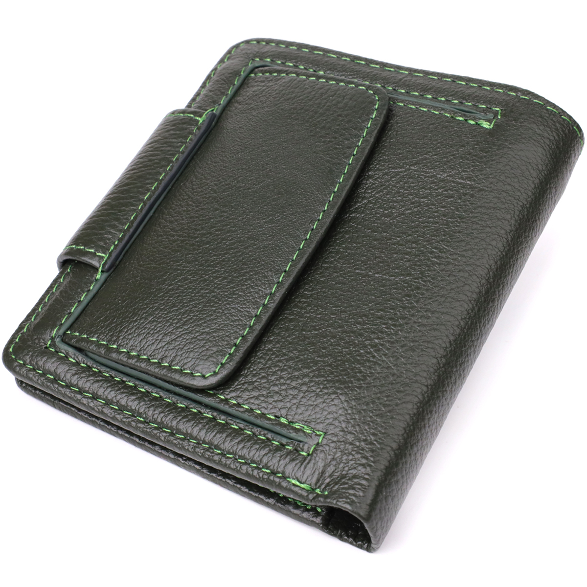 Кошелек женский кожаный St Leather 20852_1 зеленый фото5