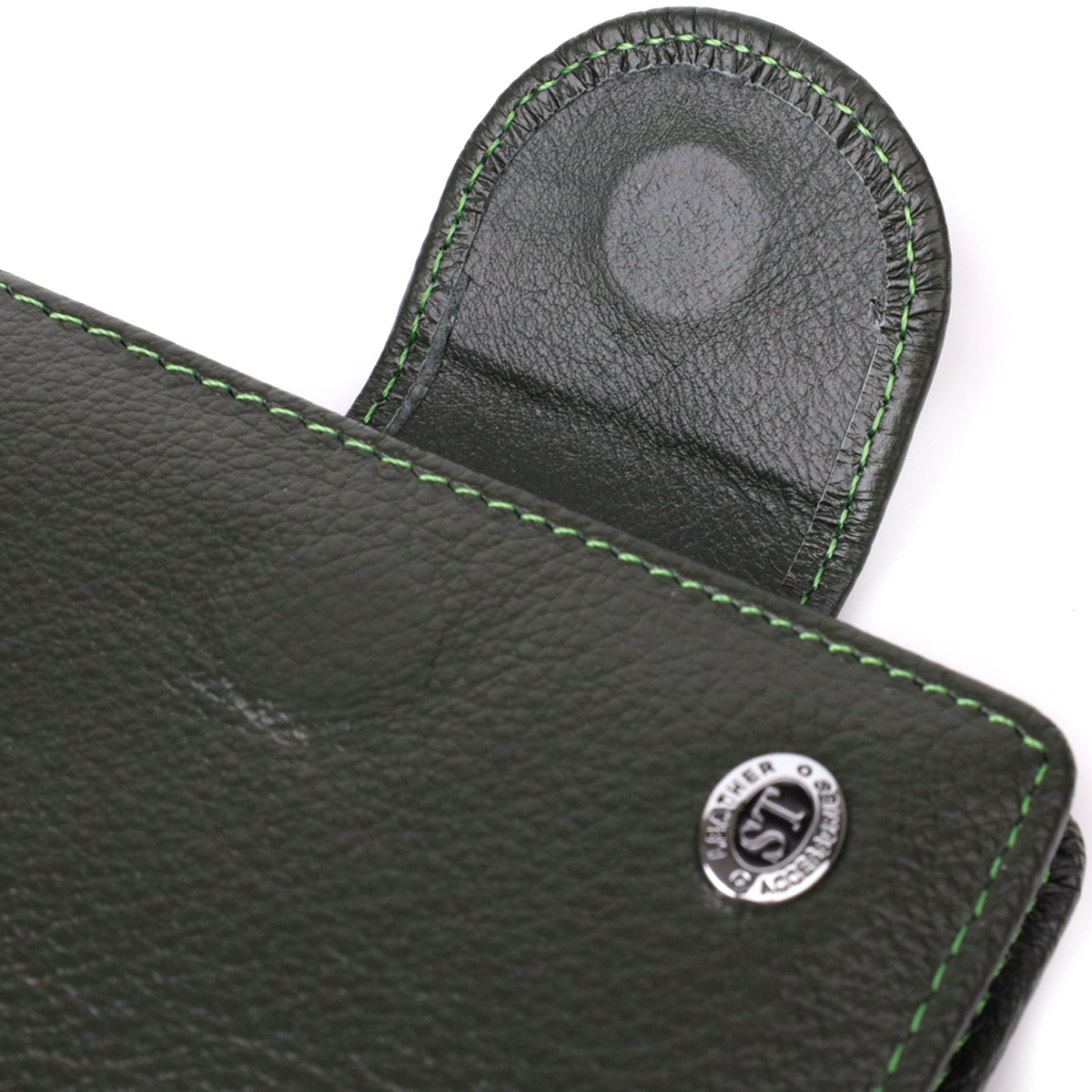 Кошелек женский кожаный St Leather 20852_1 зеленый фото8