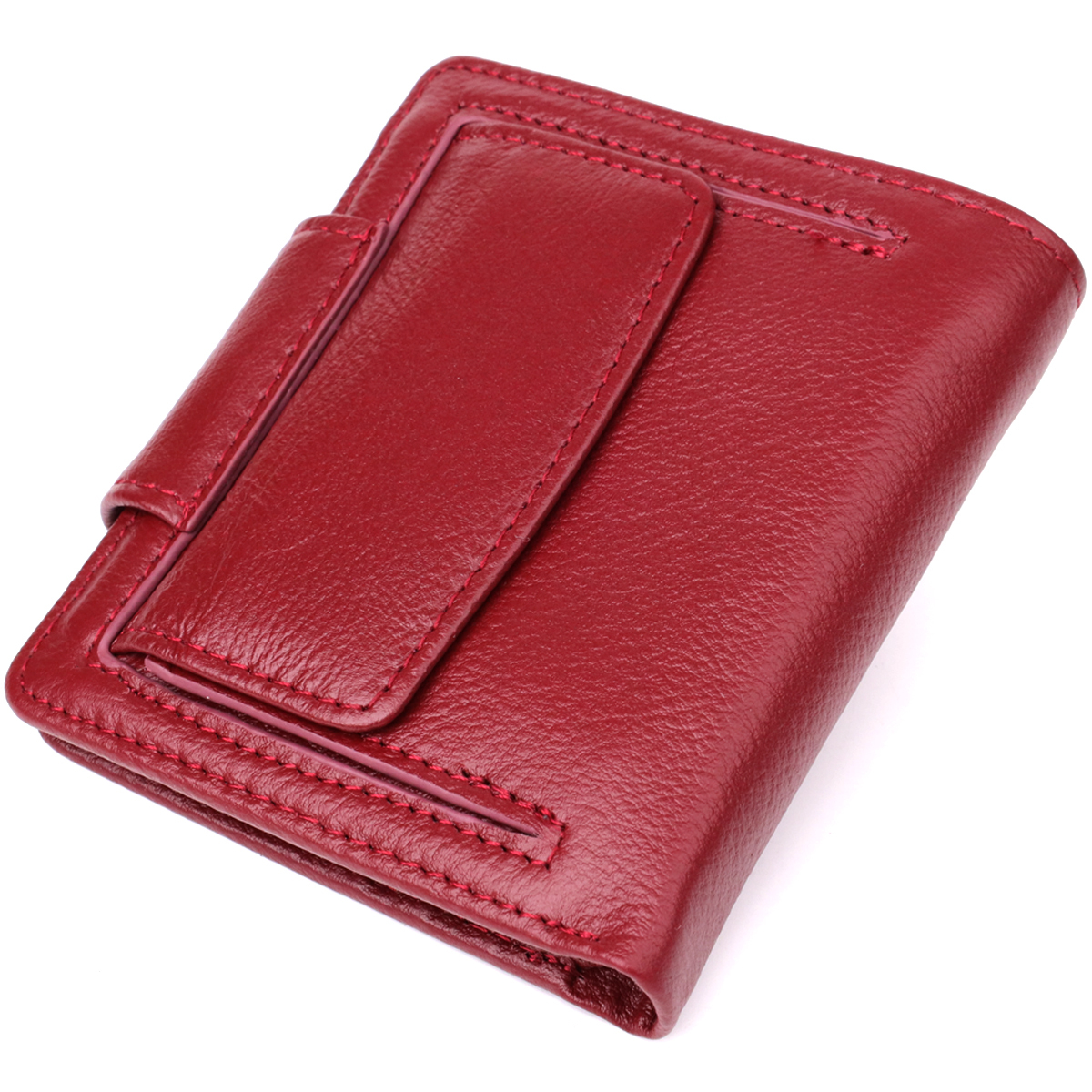 Кошелек женский кожаный St Leather 20853_1 бордовый фото6