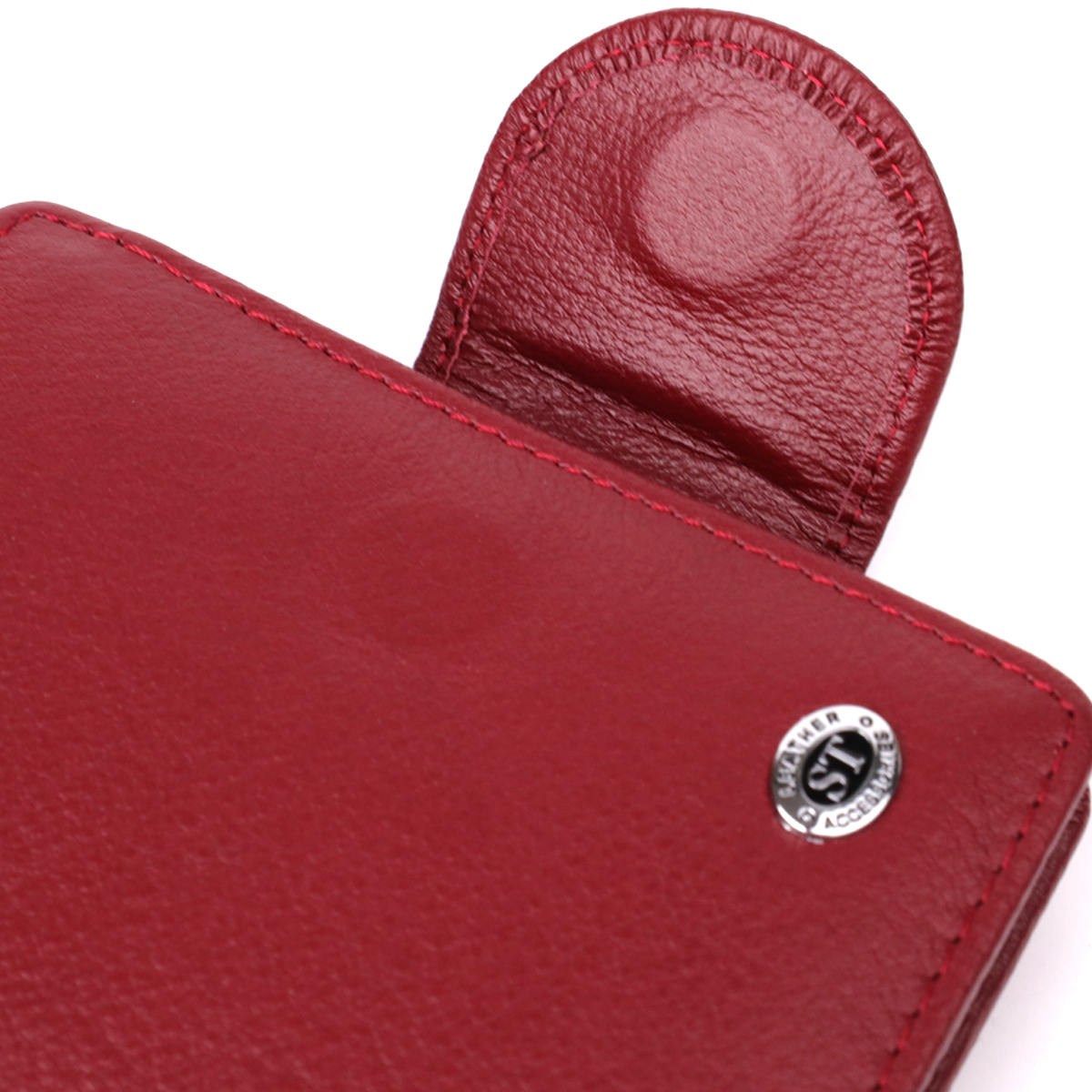 Кошелек женский кожаный St Leather 20853_1 бордовый фото9