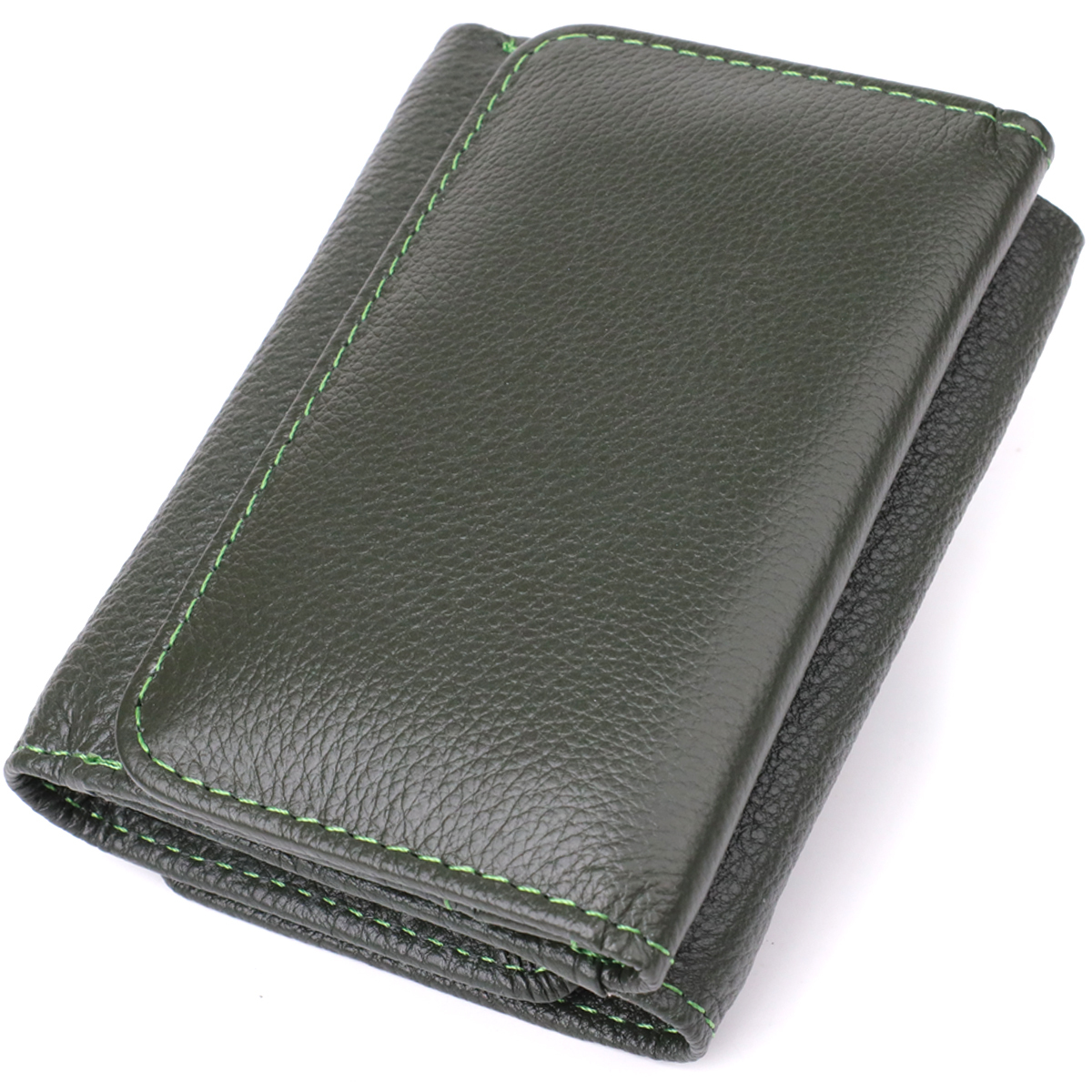 Кошелек женский кожаный St Leather 20861_1 зеленый фото6