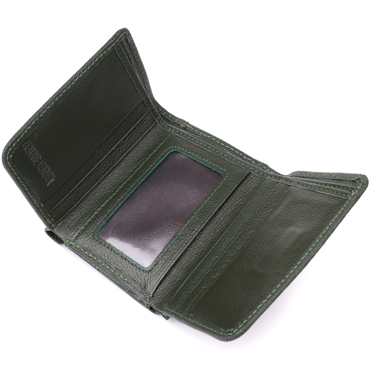 Кошелек женский кожаный St Leather 20861_1 зеленый фото11