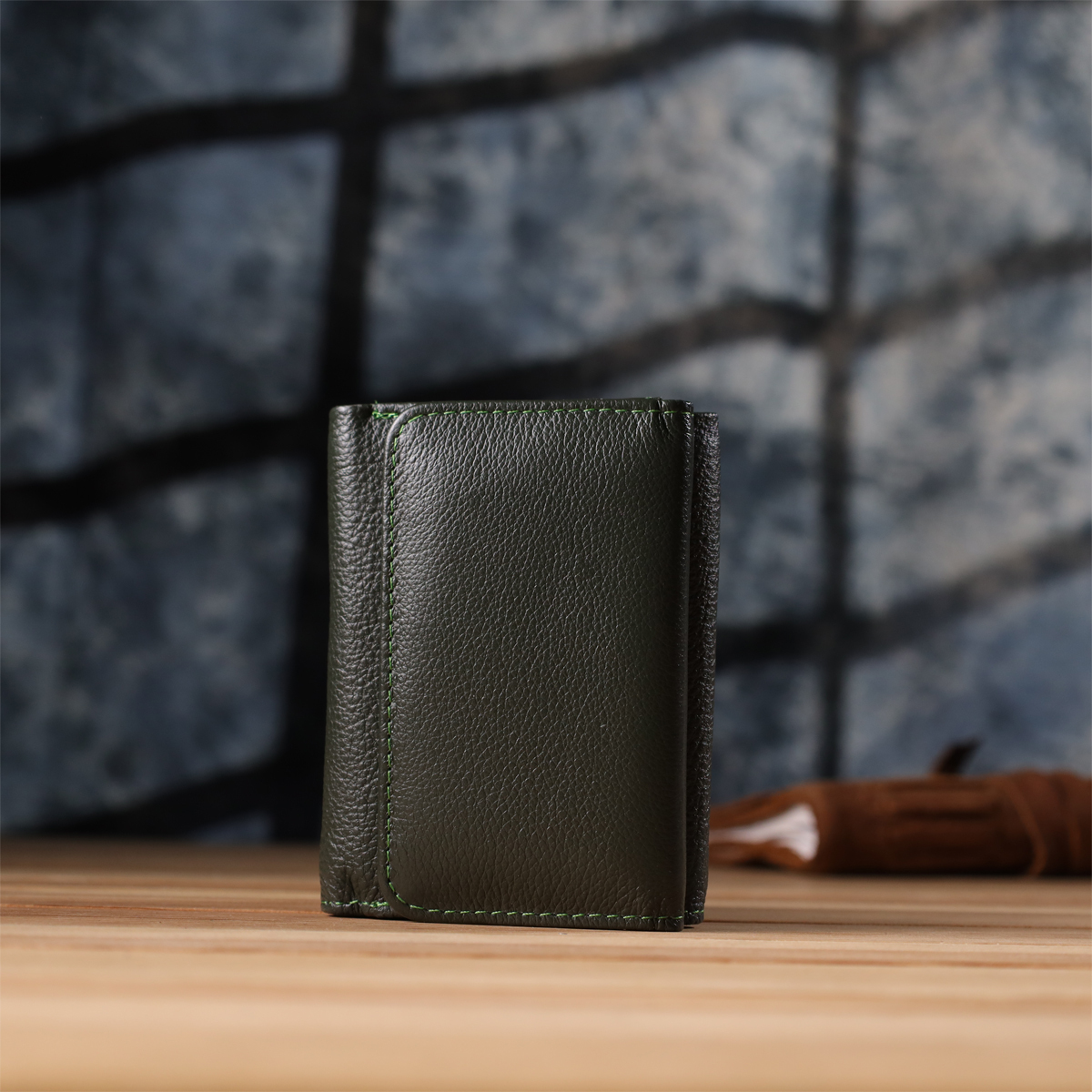 Кошелек женский кожаный St Leather 20861_1 зеленый фото15