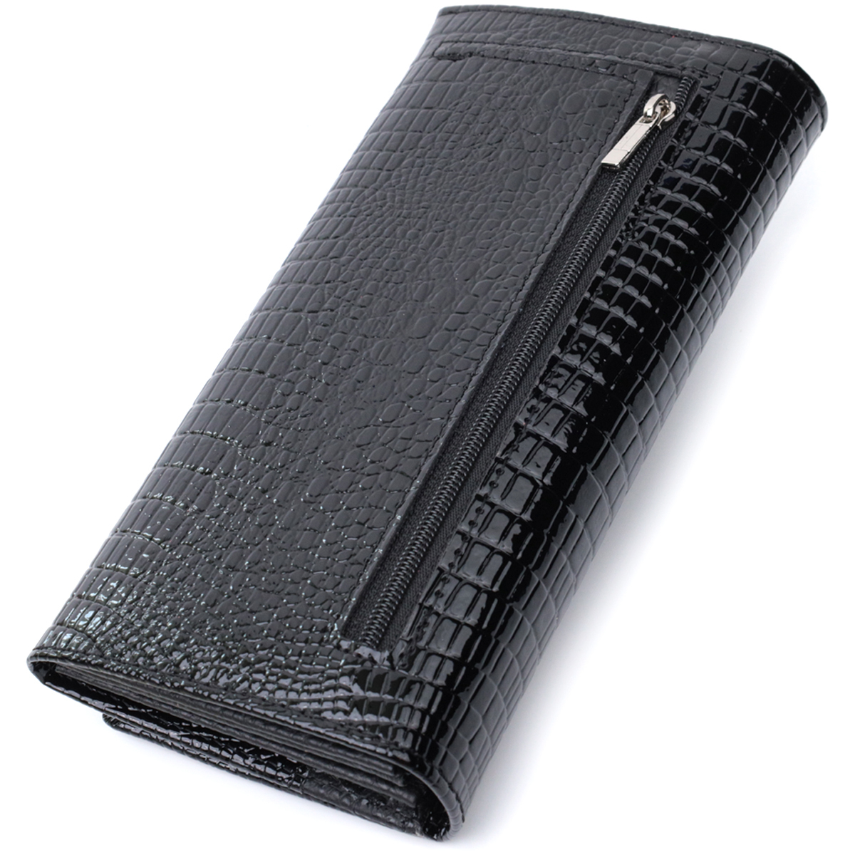 Кошелек женский кожаный St Leather 15103 черный фото2
