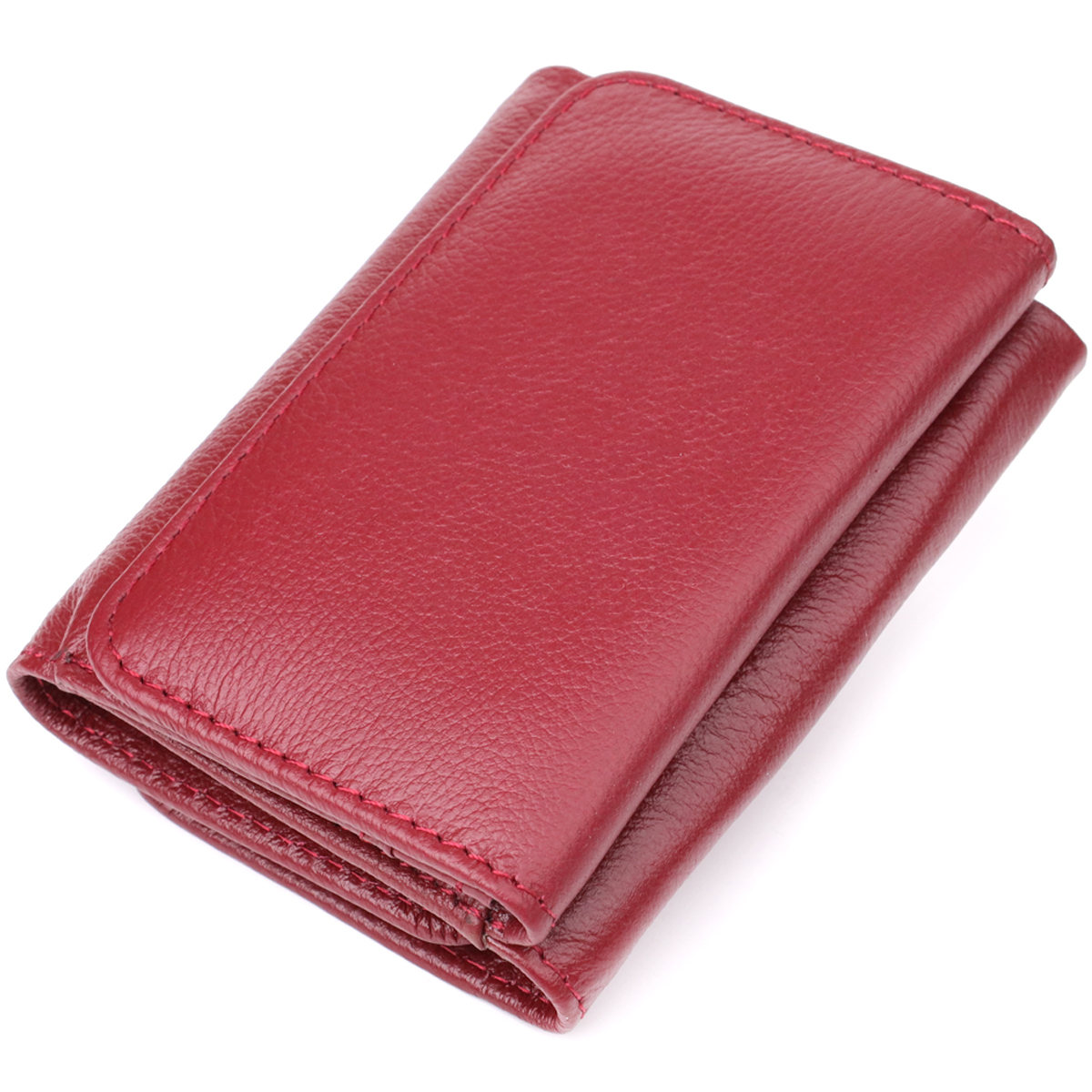 Кошелек женский кожаный St Leather 23073 бордовый фото6