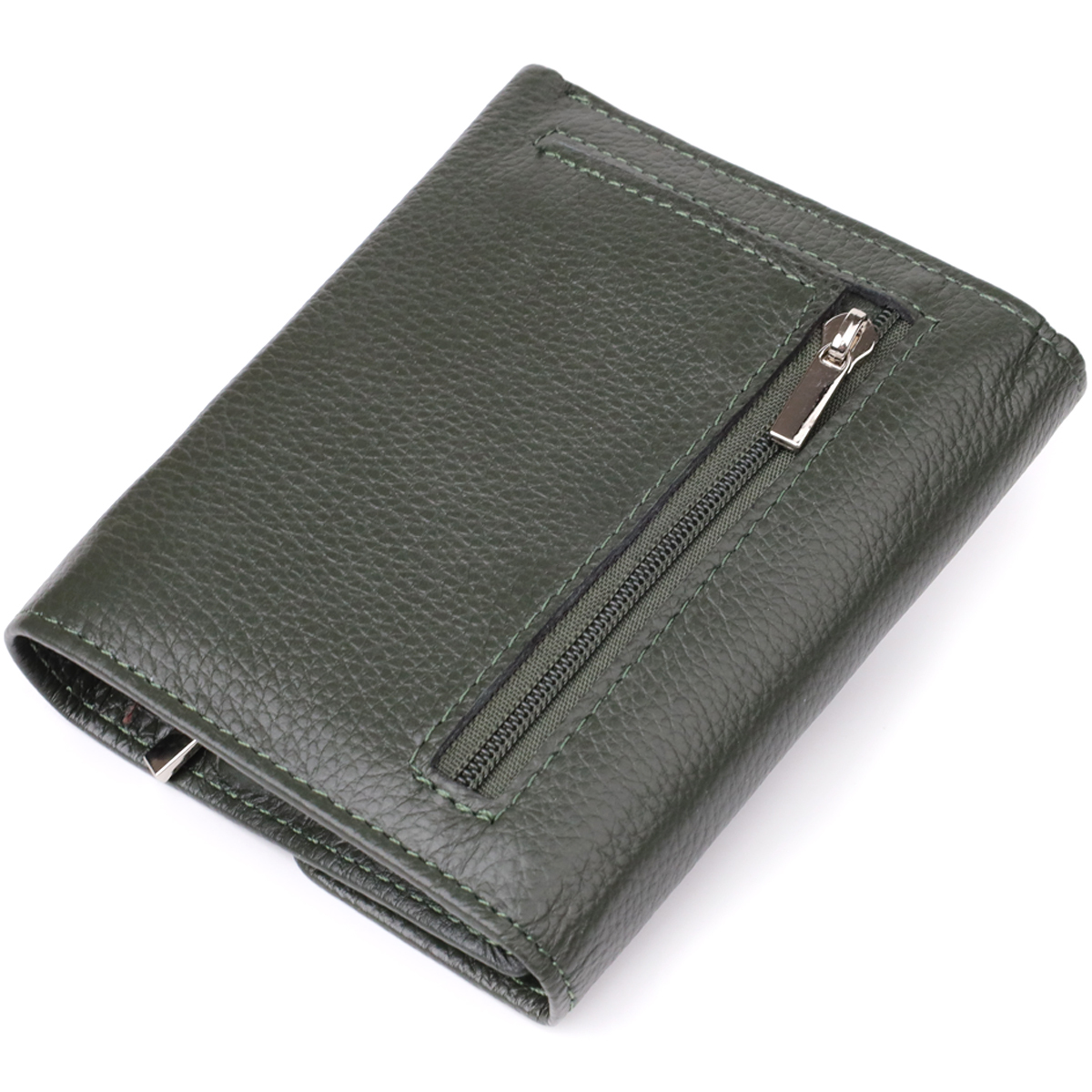 Кошелек женский кожаный St Leather 20872_1 зеленый фото6
