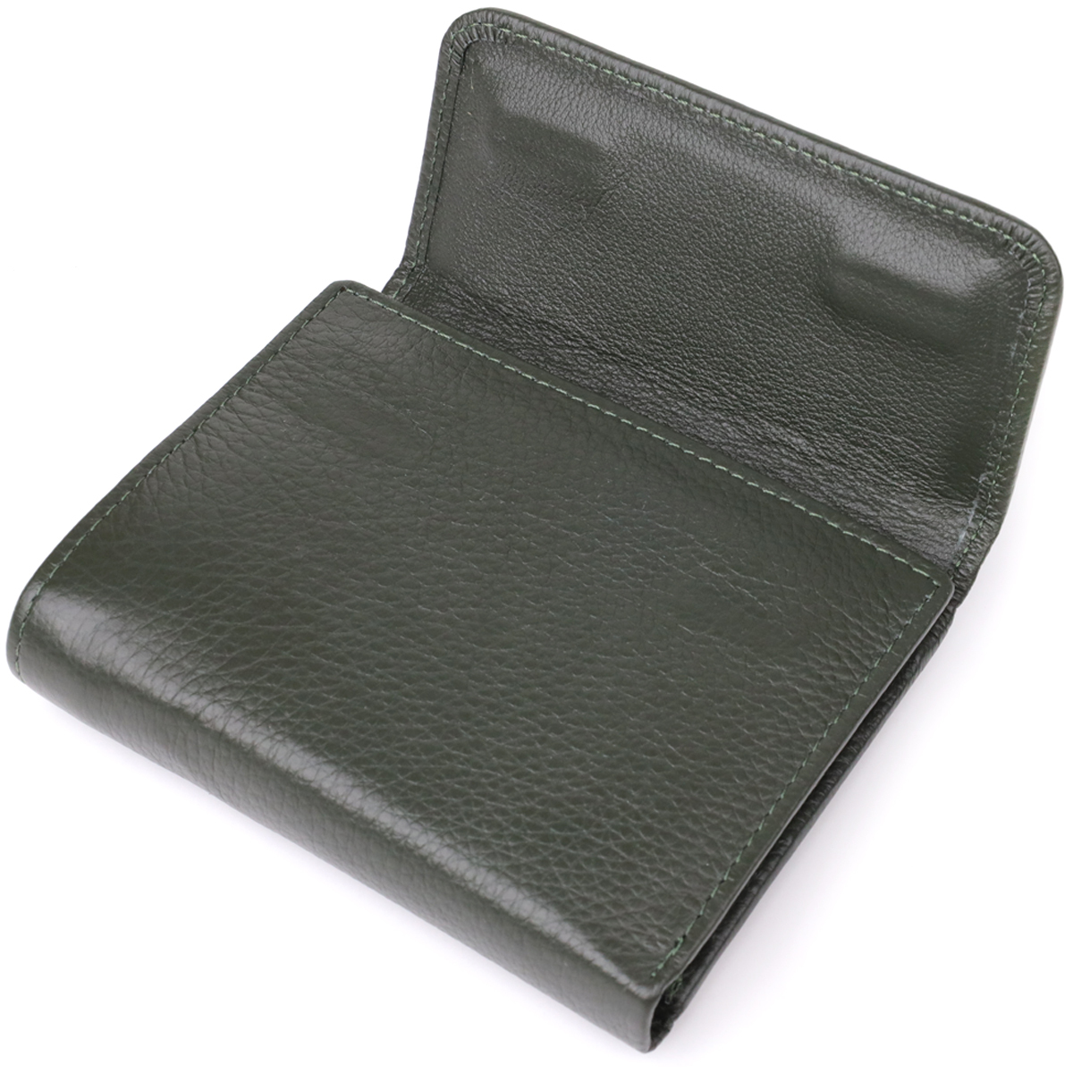 Кошелек женский кожаный St Leather 20872_1 зеленый фото9