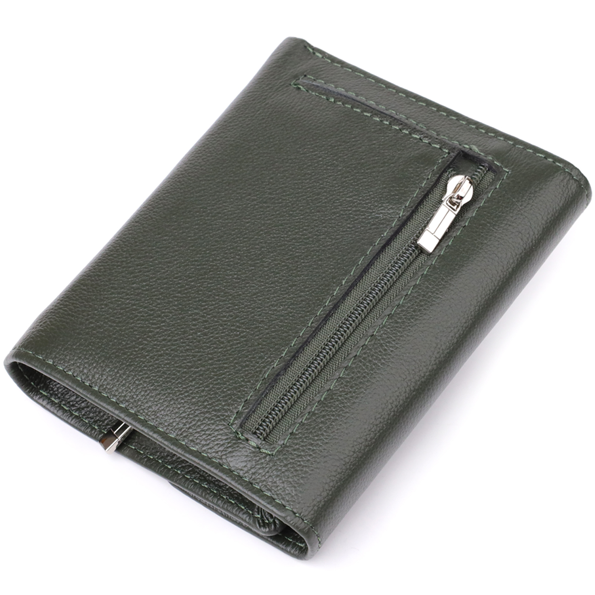 Кошелек женский кожаный St Leather 20873_1 зеленый фото5