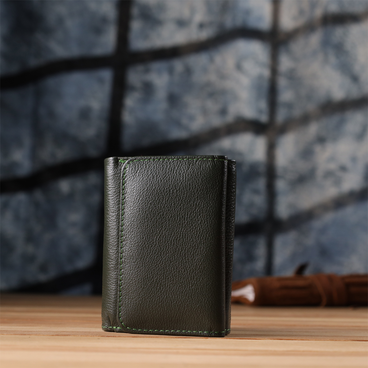 Гаманець жіночий шкіряний St Leather 23076 зелений фото14