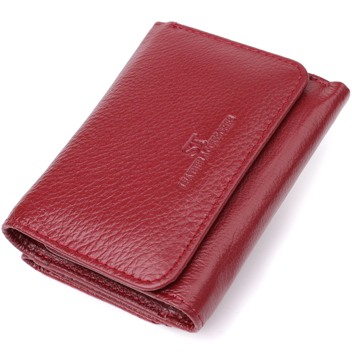 Кошелек женский кожаный St Leather 20878_1 бордовый фото5