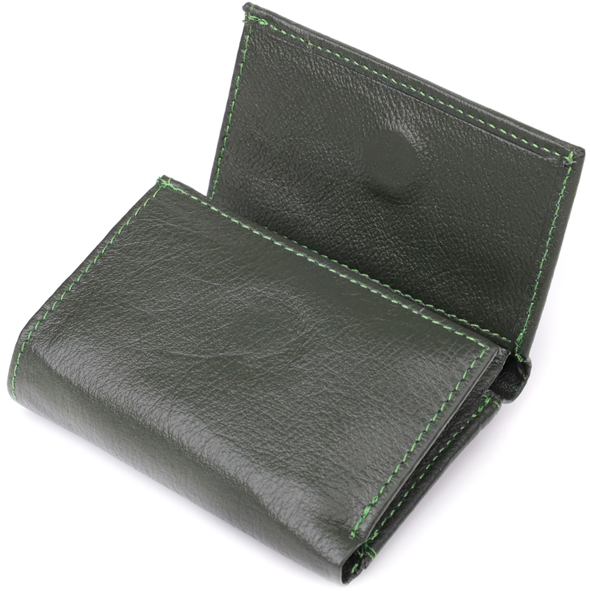 Кошелек женский кожаный St Leather 20884_1 зеленый фото8