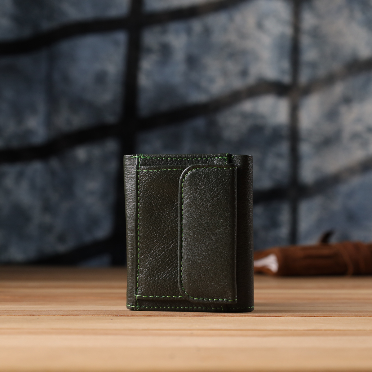 Кошелек женский кожаный St Leather 20884_1 зеленый фото13