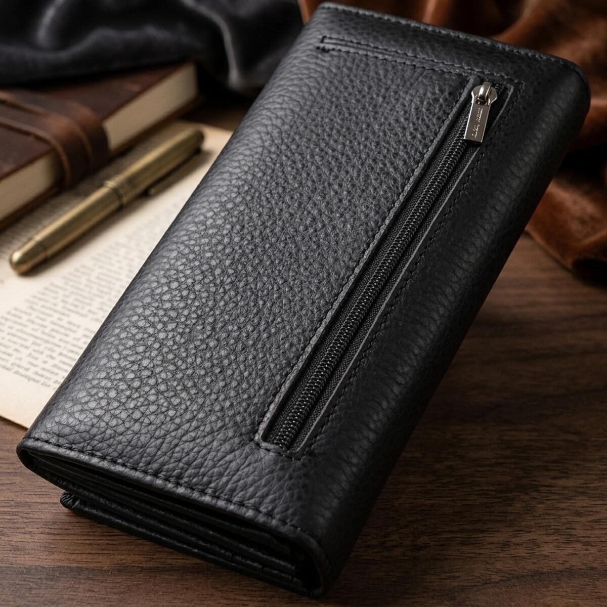 Гаманець жіночий шкіряний St Leather 20885_1 чорний фото4