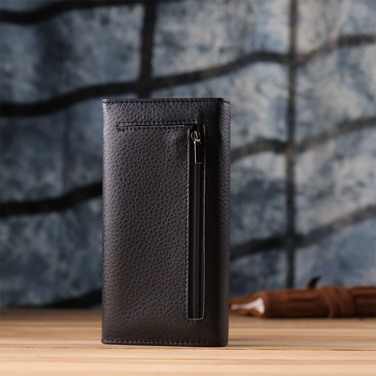 Гаманець жіночий шкіряний St Leather 20885_1 чорний фото14