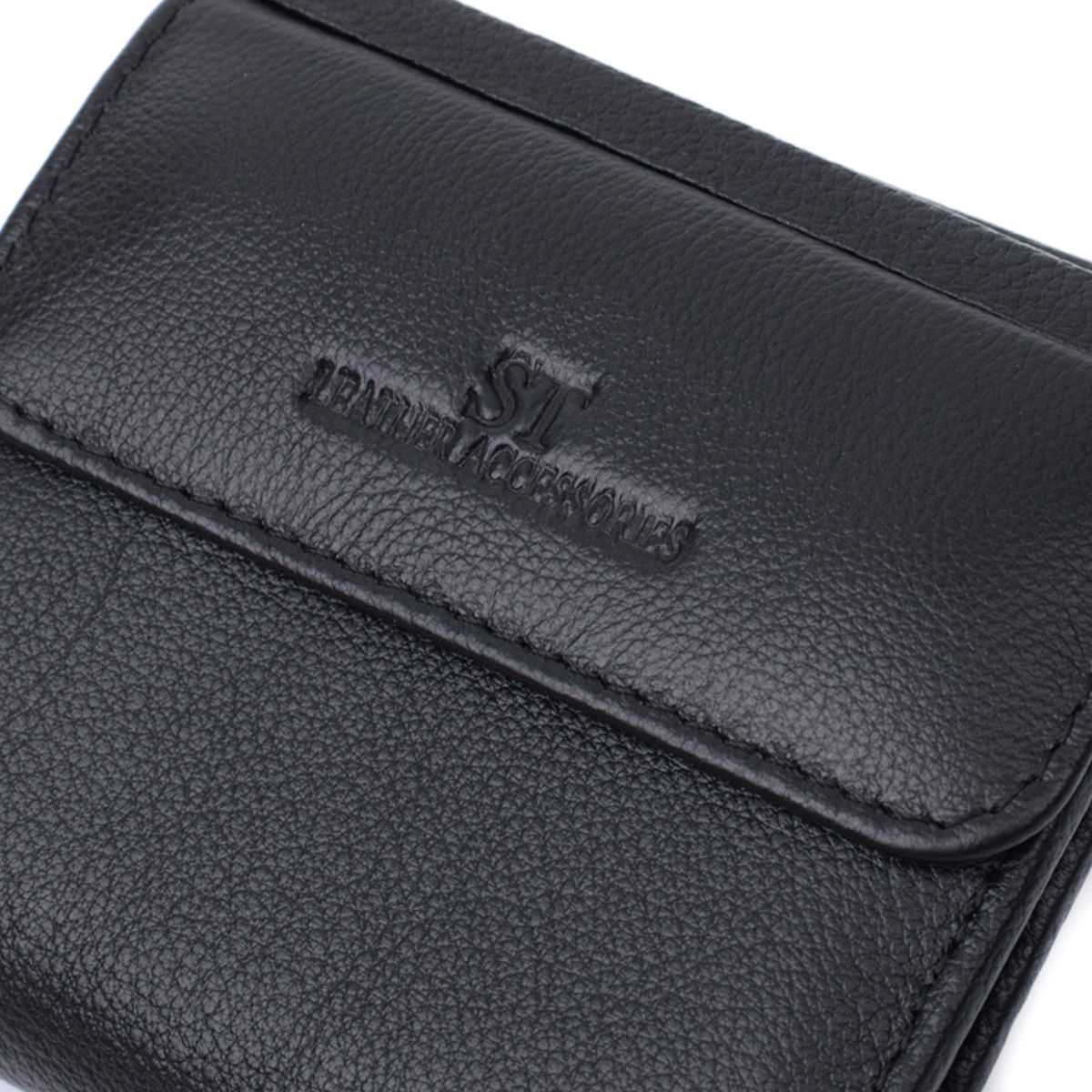 Кошелек женский кожаный St Leather 15110 черный фото9