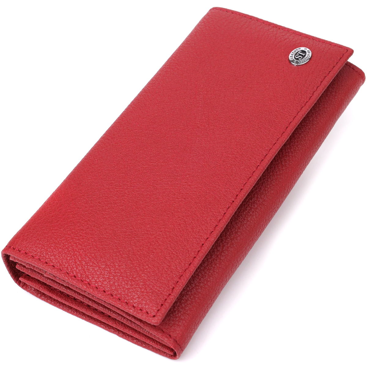 Кошелек женский кожаный St Leather 20889_1 красный фото5