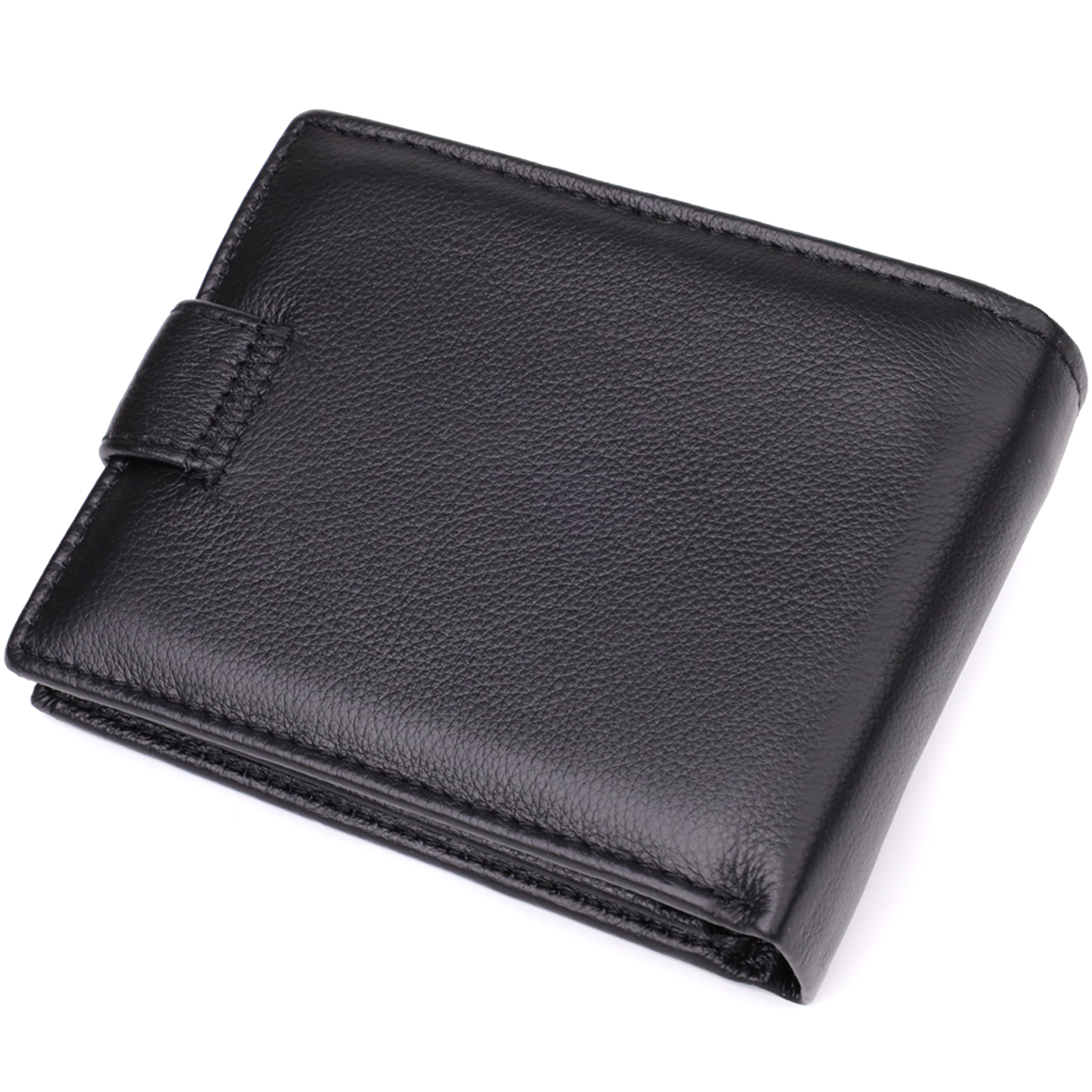 Кошелек мужкой кожаный St Leather 23090 черный фото2