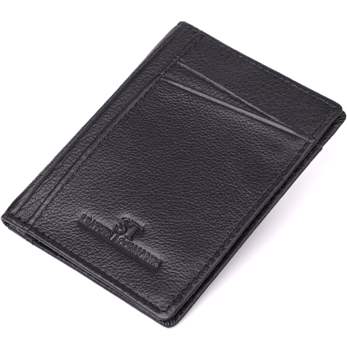 Гаманець чоловічий шкіряний St Leather 20897_1 чорний фото5