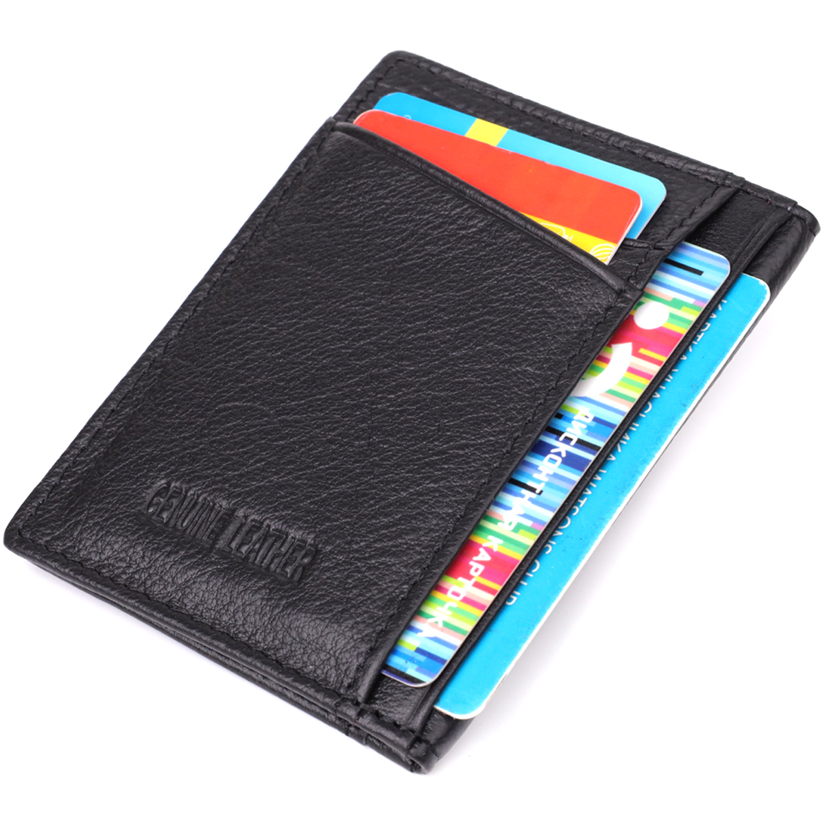 Гаманець чоловічий шкіряний St Leather 20897_1 чорний фото11