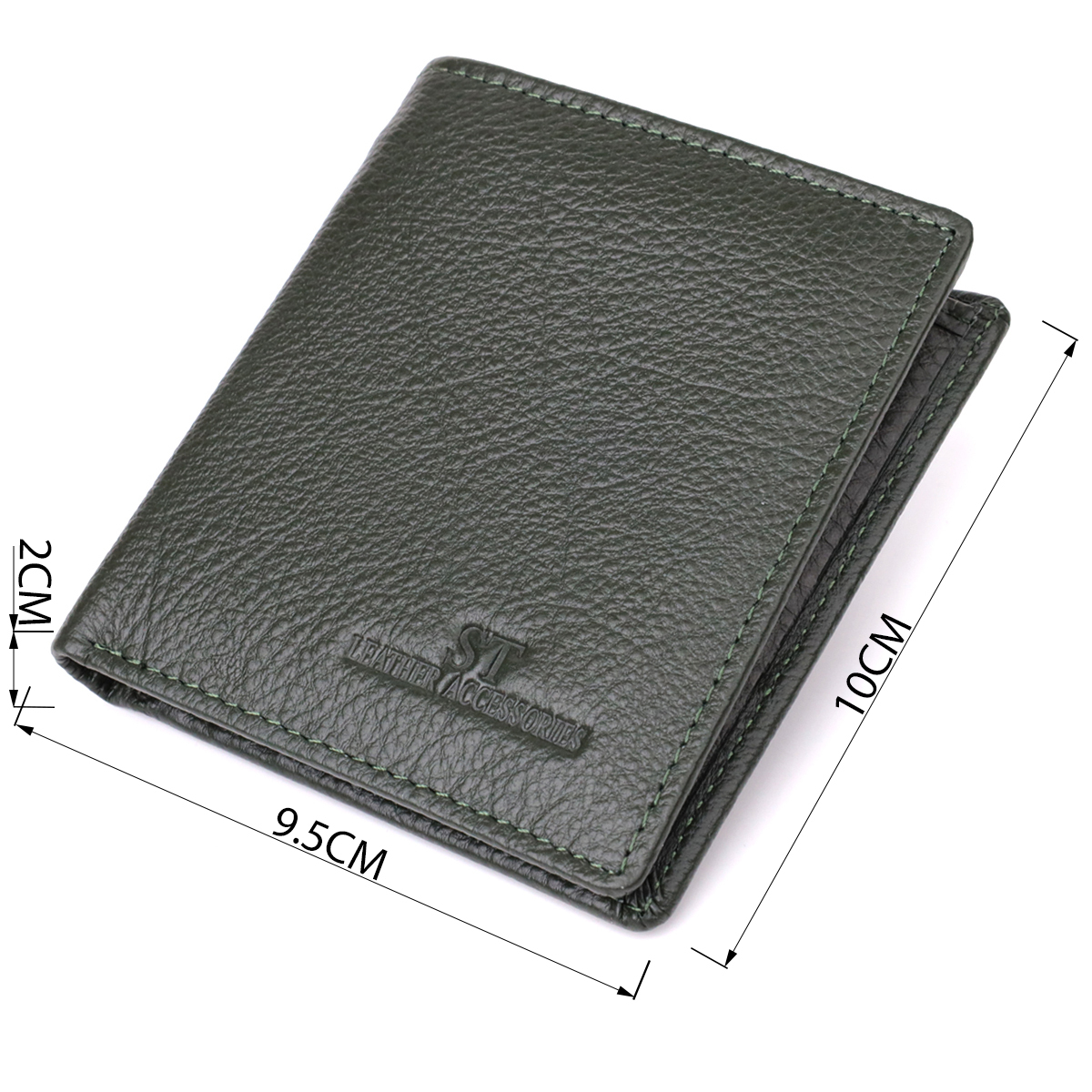 Кошелек женский кожаный St Leather 20900_1 зеленый фото6