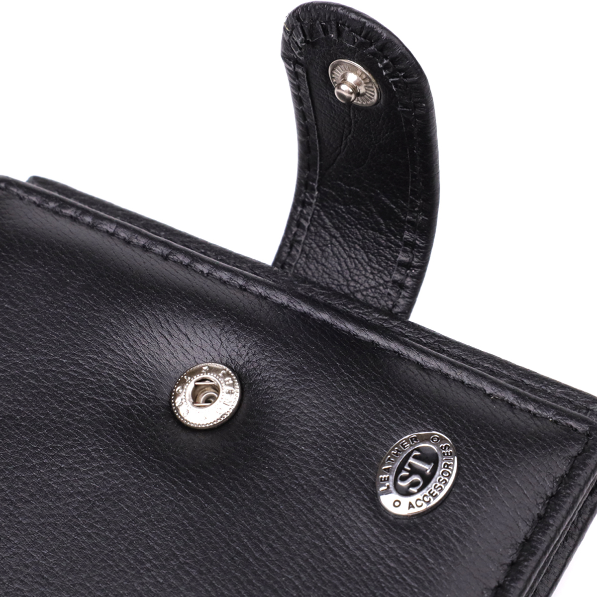 Кошелек мужкой кожаный St Leather 20902_1 черный фото5